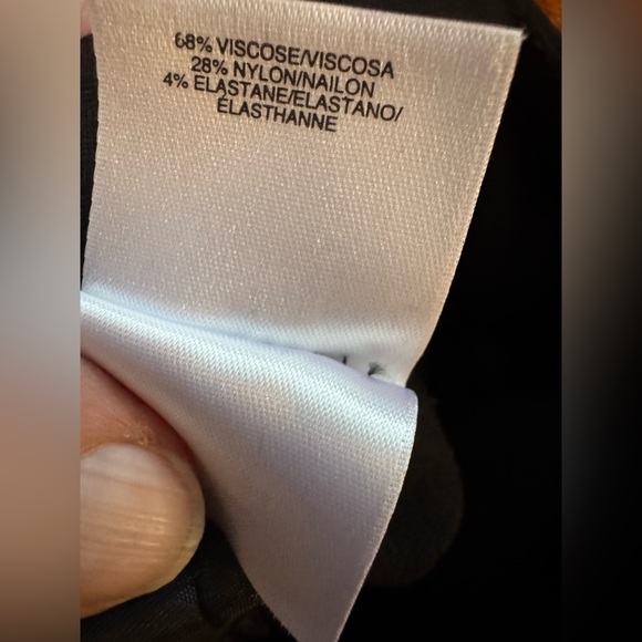 Anne Klein Black Stretch Skinny Pants - Picture 7 of 7